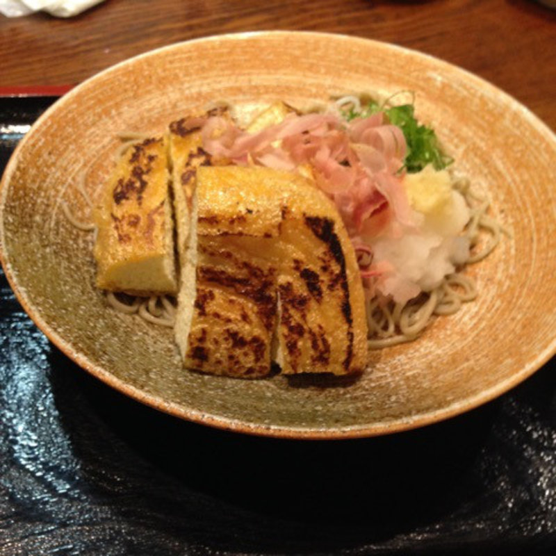 揚げ餅おろし(蕎麦・天婦羅 やす竹)