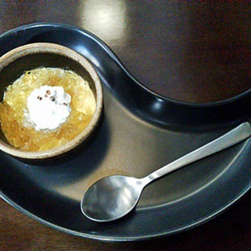 そば茶プリン(蕎麦cafe もなてしお )