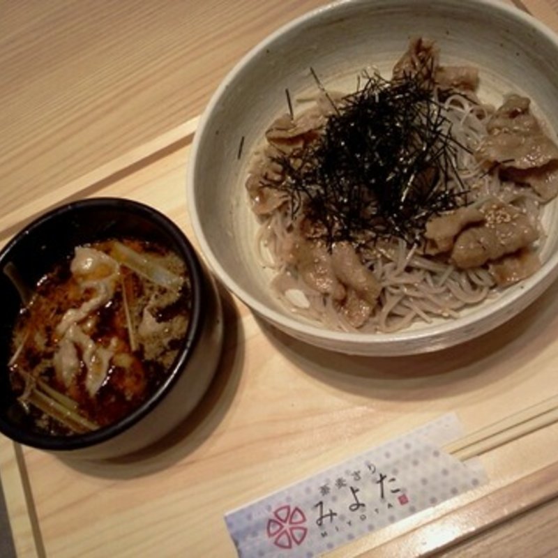 辛味肉つけそば(蕎麦きり みよた )