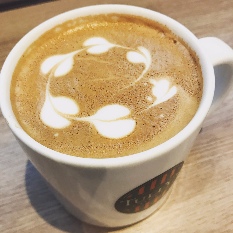 フラットホワイト(タリーズコーヒー 綾瀬駅前店)