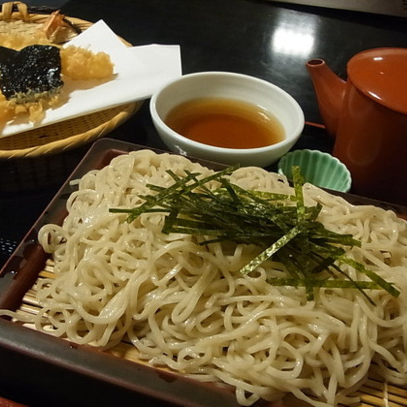 えび天ざる(蕎麦信)
