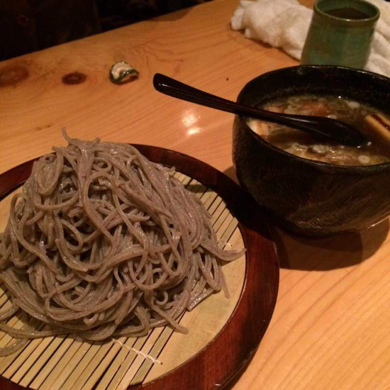 鴨汁そば大盛(蕎麦切り 大城)