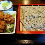 ミニザンギ丼とお蕎麦