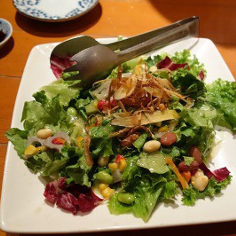 豆サラダ(蕎麦居酒屋　高田屋　川崎)