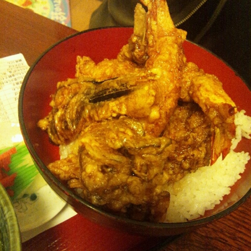 天丼(おそばやびくとりー)