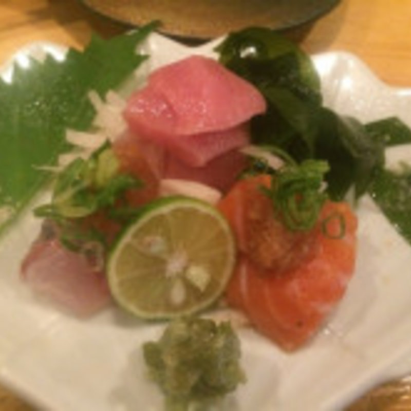 三種の刺身(藤家ファースト)