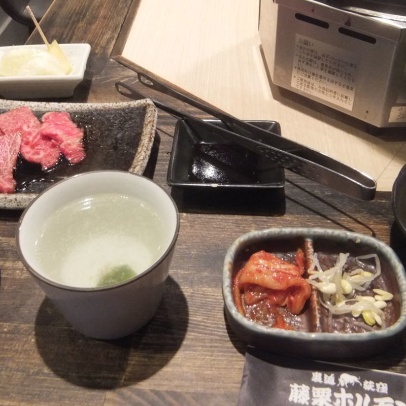 カルビ定食(藤栗ホルモン)