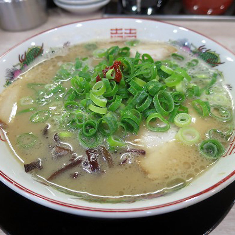 久留米の龍とんこつラーメン(虎と龍 阪神野田アプラ店)