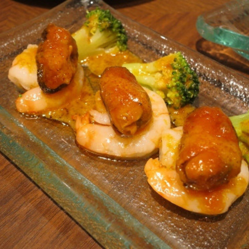 ムール貝と小エビのカクテルソース ガリシアン(虎ノ門バール )