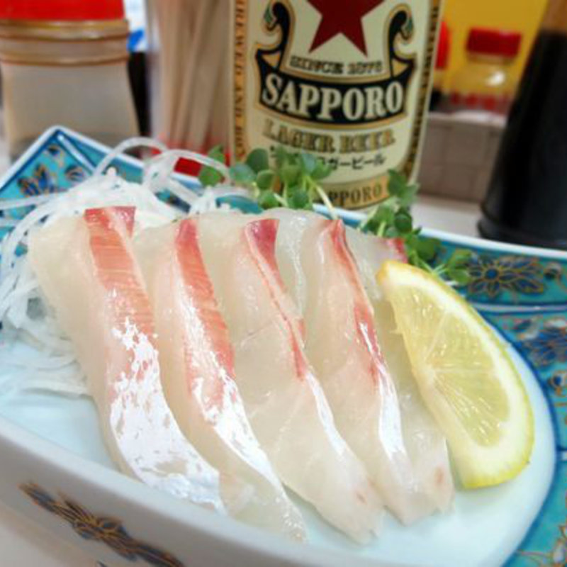 鯛のお造り(蜂の巣 )