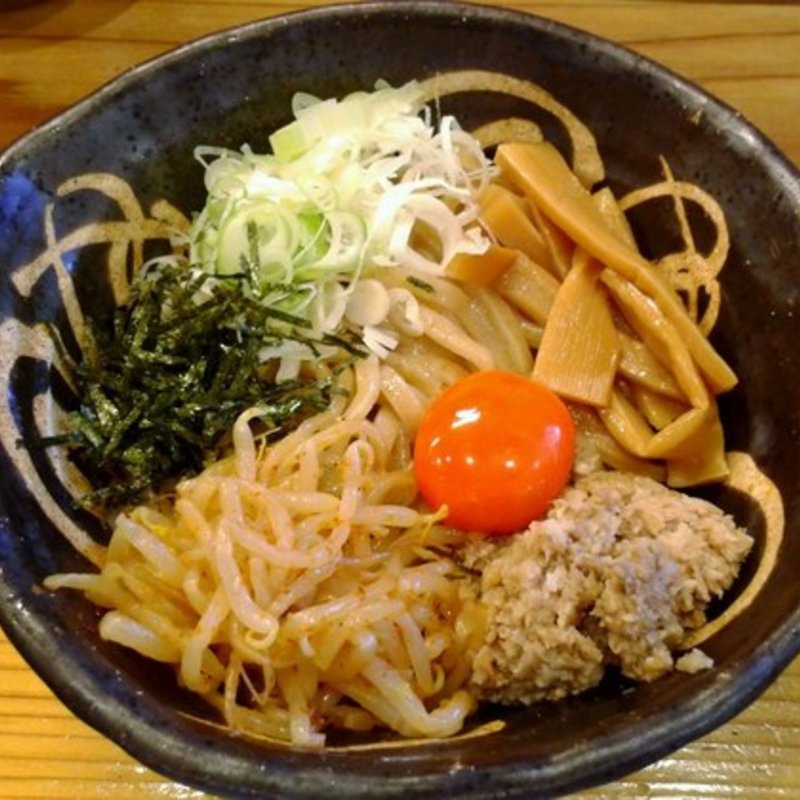 辛まぜそば　〆飯付き(麺屋 蝉 本店)