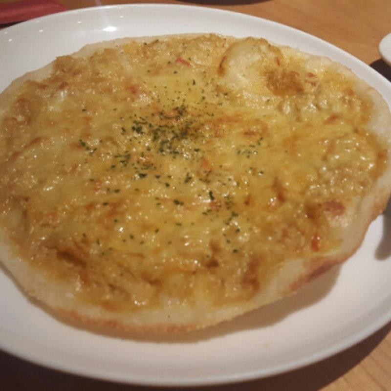 蟹カレークリームピザ(かに漁師の家)