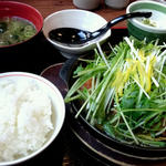 冬季限定和風煮込みみぞれ豚かつ定食(街かど屋 明石大久保店)