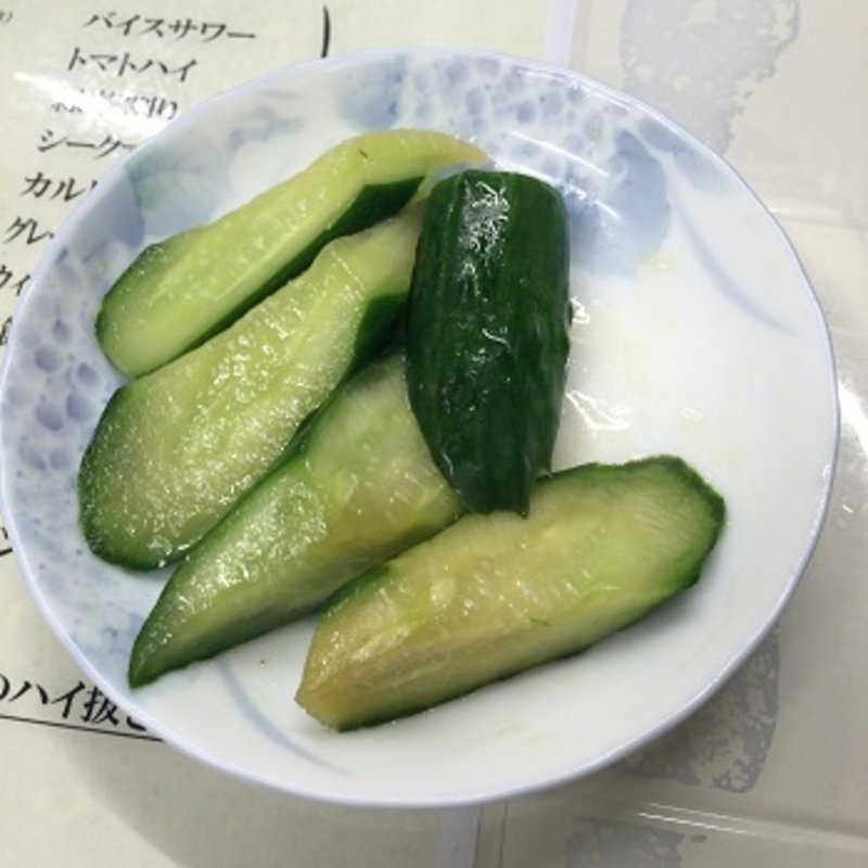 きゅうり漬け(西口やきとん やや東口店 浅草橋)