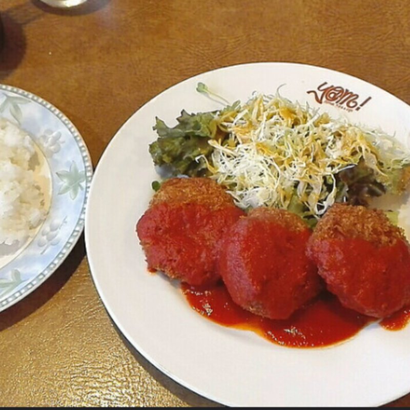 カニクリームコロッケ定食(HAMA 西洋の台所)