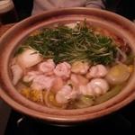 白子鍋(角屋 海鮮炭焼き炉端)