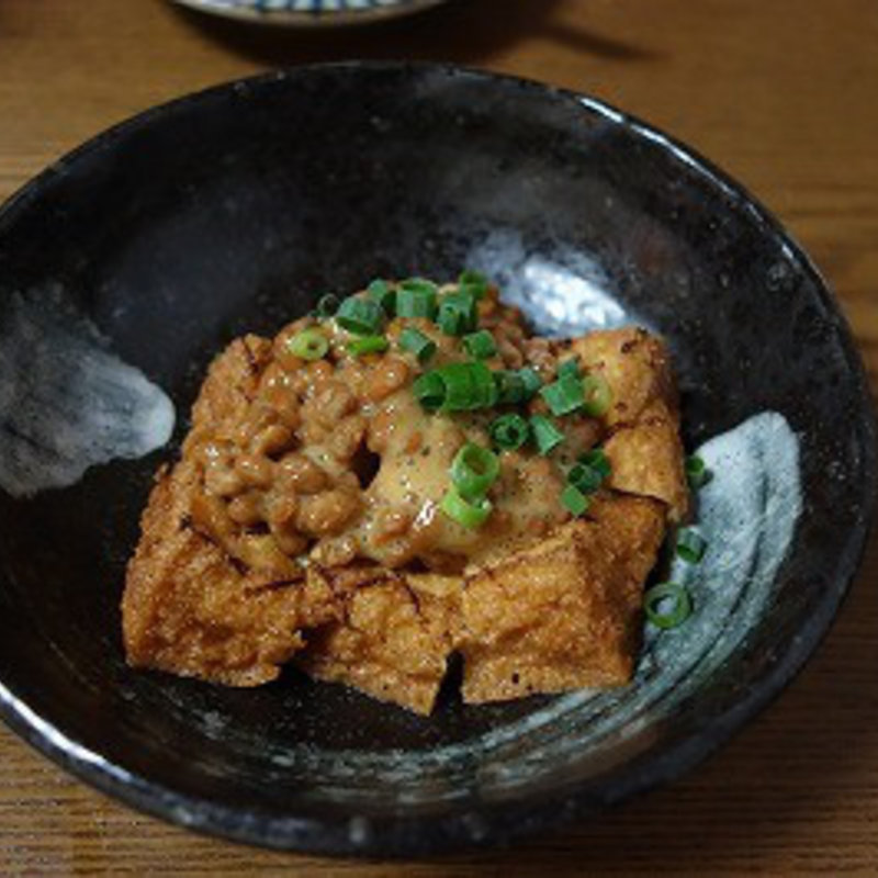厚揚げ納豆(諭吉屋)