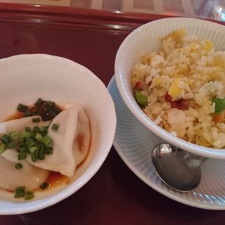 水餃子と炒飯(譚料理長の広東家菜)