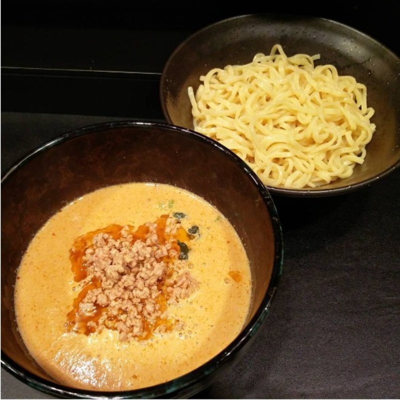 護摩龍つけ麺(地獄の担々麺 護摩龍 百人町総本山)