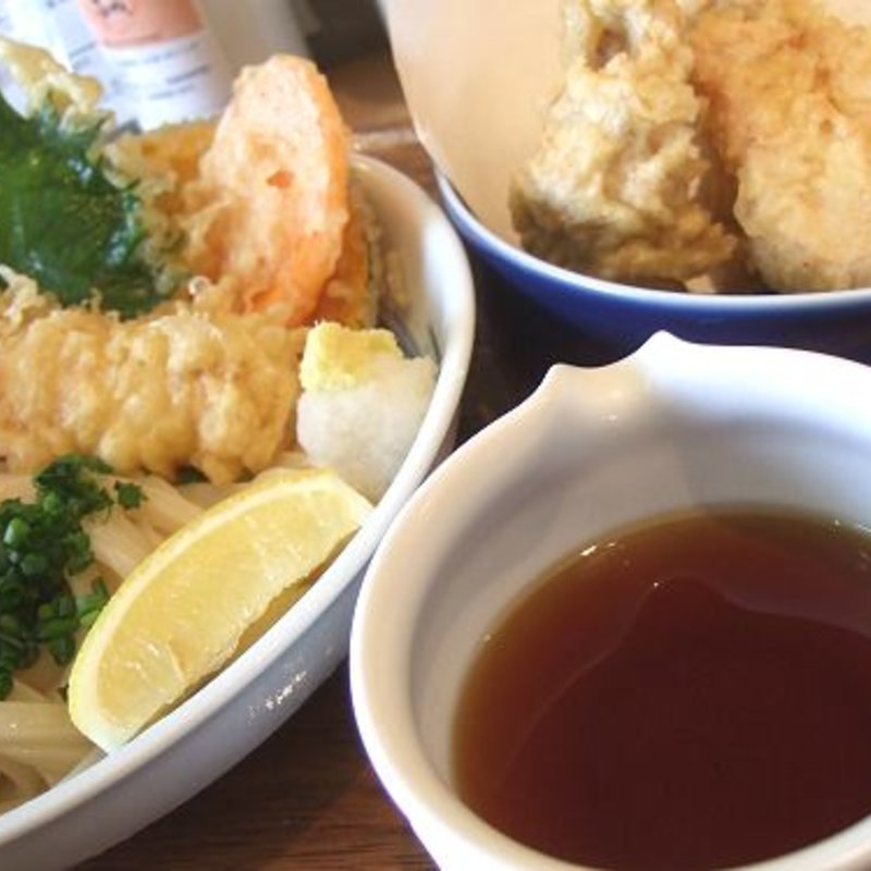 大海老天ぶっかけうどん(志成)