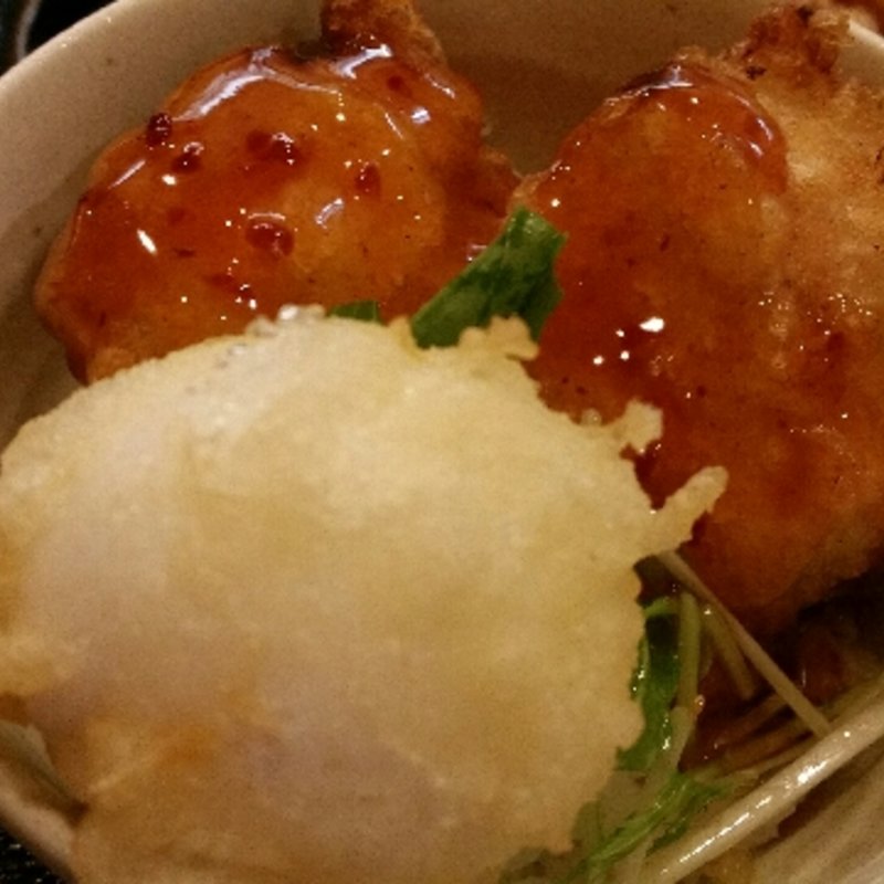 鶏玉天丼(讃岐麺屋 あうん )