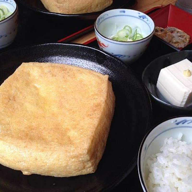 油あげ1枚定食(谷口屋 )