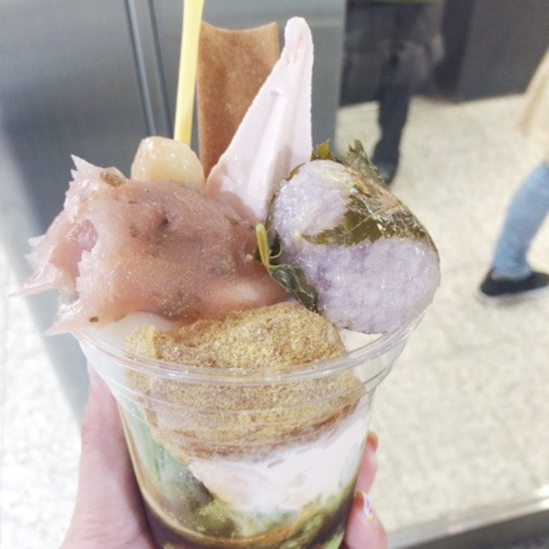 さくらあんみつ(京都嵐山 豆とろう)