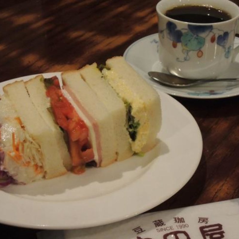 モーニング3種のミックスサンド(宮田屋珈琲 東苗穂店)