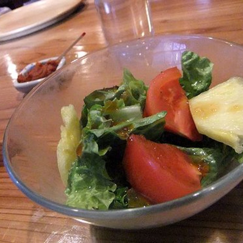 サラダ(豚ステーキ 十一 博多駅南本店(といち))