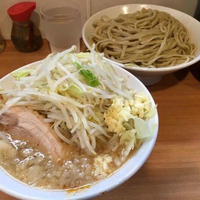 塩ラーメン＋つけ麺＋生玉子(豚星。 )