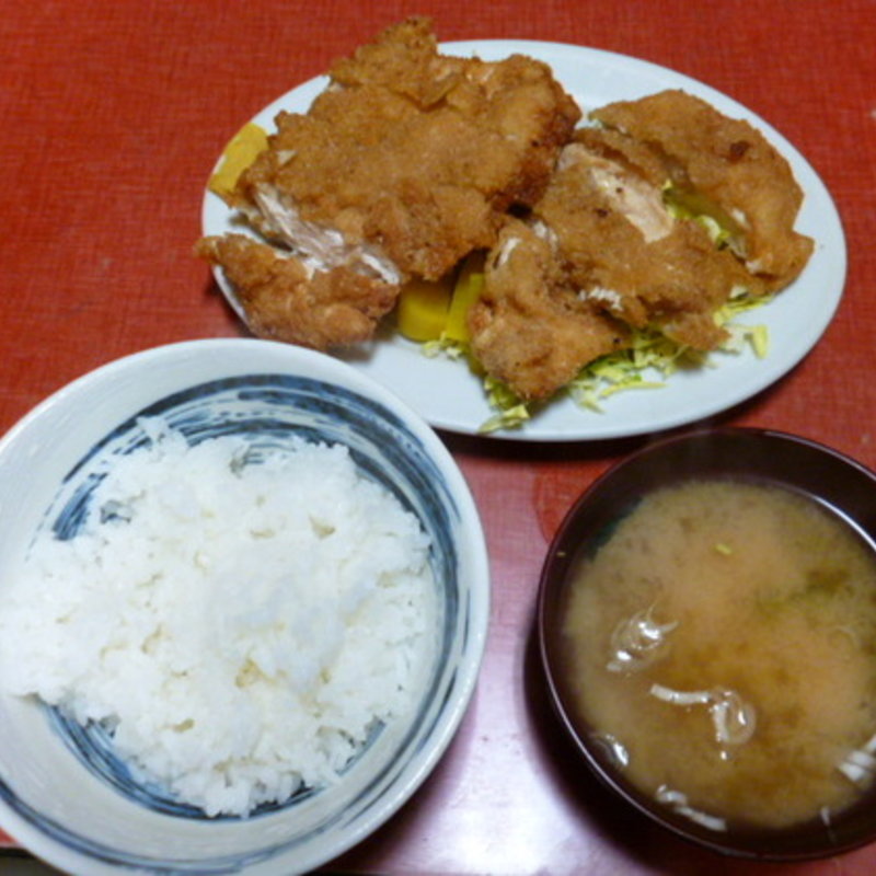 チキンカツ定食(豚珍汗 )