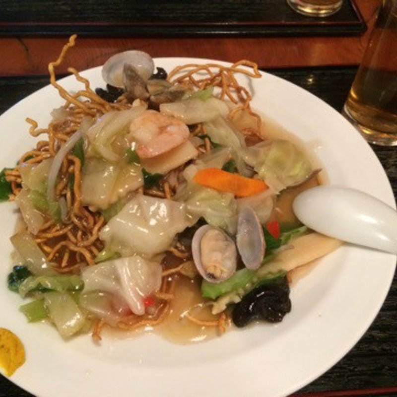 海鮮五目揚げ焼きそば(豚香 )