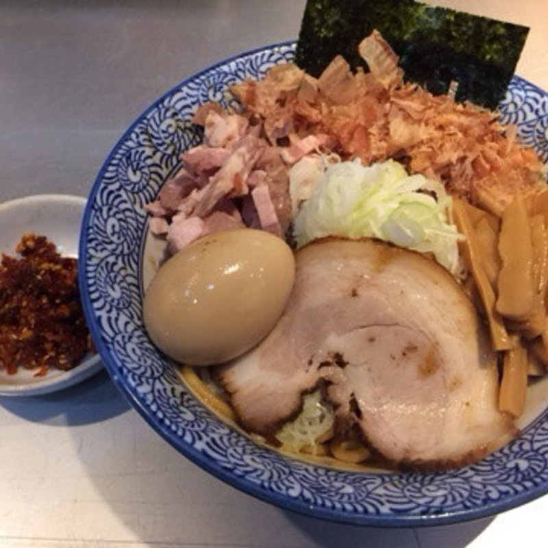 半熟味玉 油そば(豚骨一燈 )