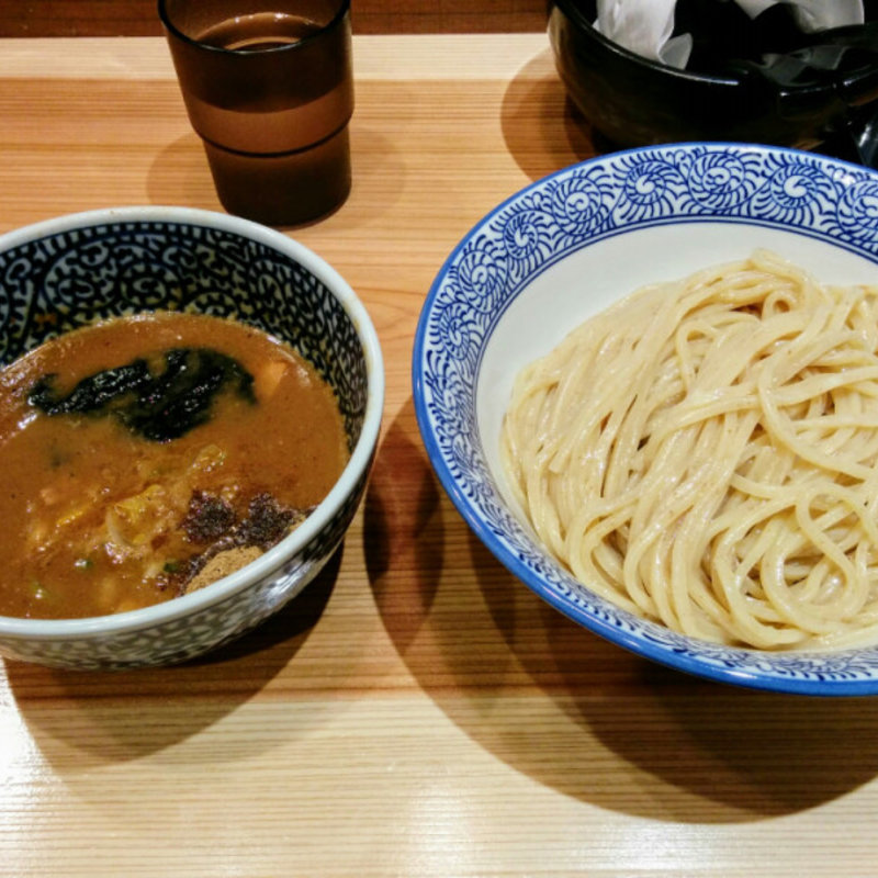 濃厚魚介つけめんの中盛(豚骨一燈 本郷店)