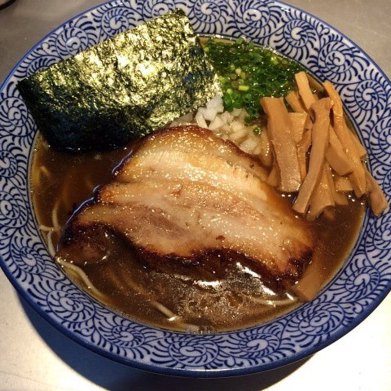 烏賊そば＆烏賊めし(豚骨一燈 )