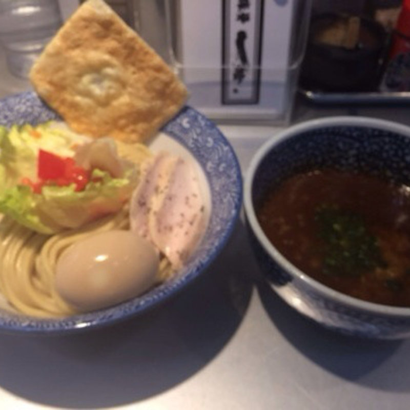 蟹トマトつけ麺(豚骨一燈 )