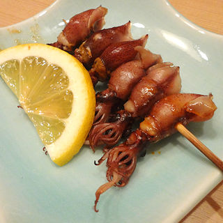 ホタルイカの串焼き(貴寿司 )