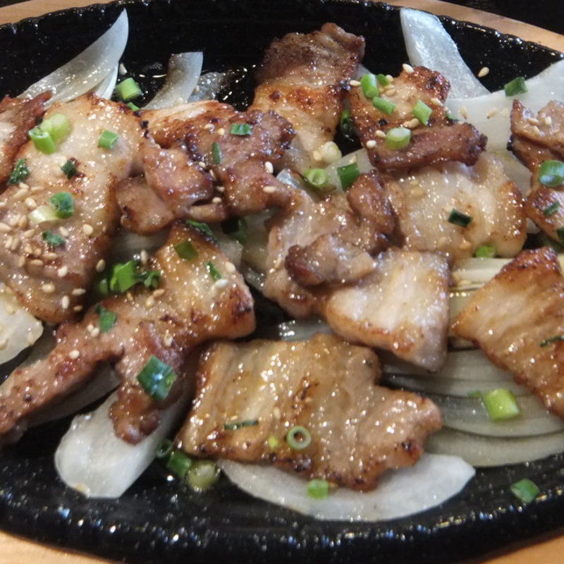 サムギョプサル定食(東京赤い屋台)