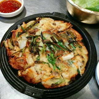 海鮮チヂミ(赤とん)