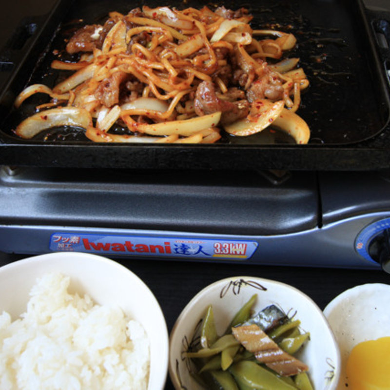 本日のバラ焼き定食(赤のれん )