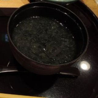 あおさの味噌汁(赤坂うまや うちのたまご直売所 羽田空港店)