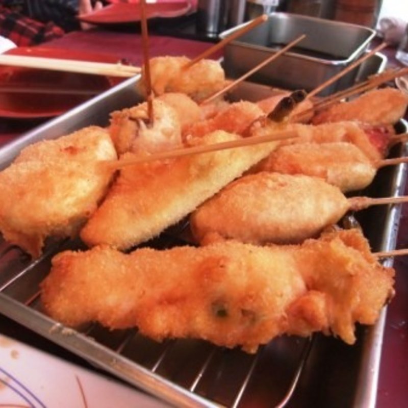 串カツ盛り合わせ(赤坂屋)