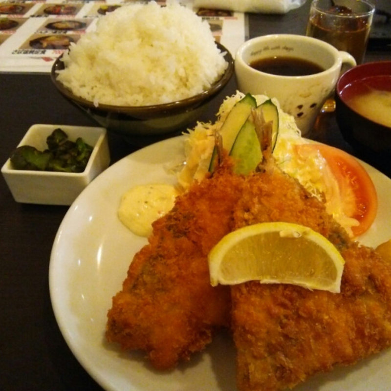 アジフライ定食(赤札屋 武蔵小金井店（あかふだや）)