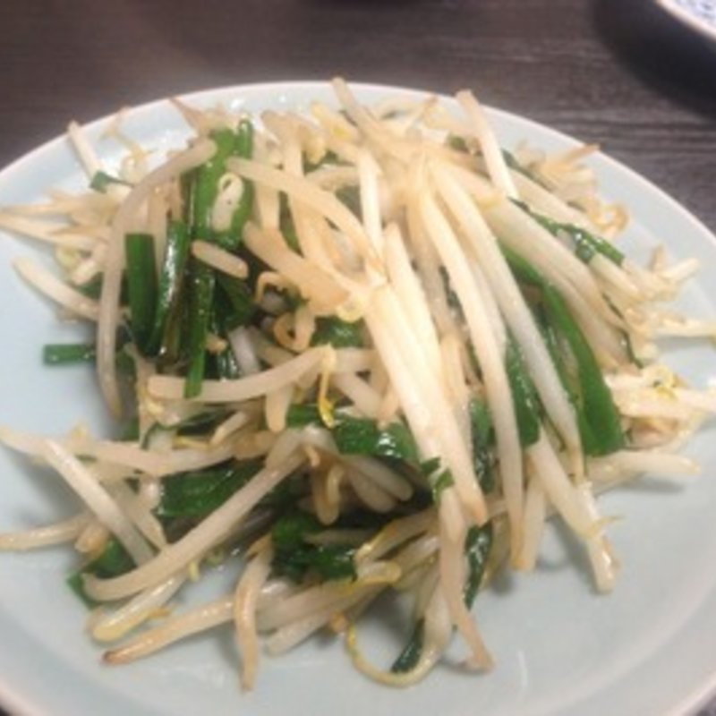 モヤシとニラのカキ油炒め(赤札屋 武蔵小金井店（あかふだや）)