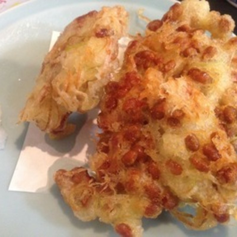 納豆の天ぷら(赤札屋 武蔵小金井店（あかふだや）)