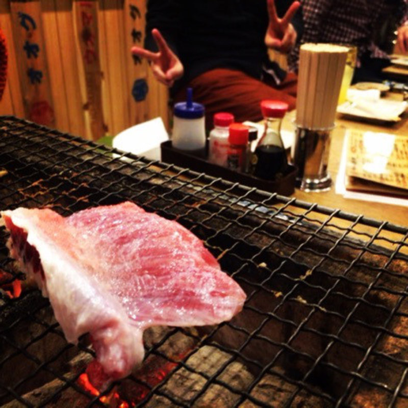 鮪えんがわの炙り(トロ函)