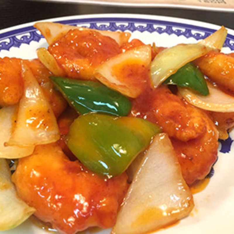 エビチリ(北京料理 赤龍園)