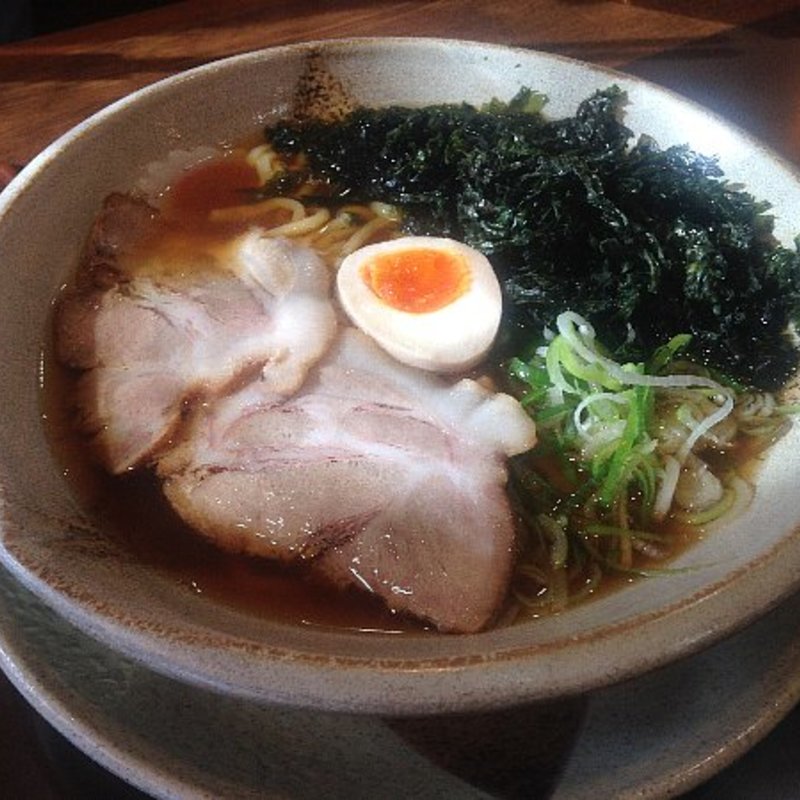 荒磯のりラーメンしょうゆ背脂なし(越後秘蔵麺無尽蔵 新田塚家)