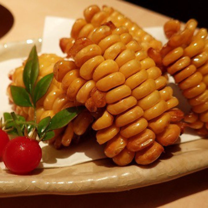 とうもろこし唐揚げ(越後酒房 八重洲店 （【旧店名】四季の詩　はなれ）)