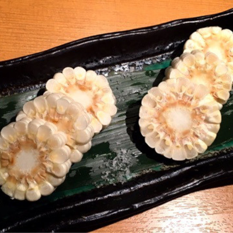 とうもろこしのお刺身(越後酒房八海山 神楽坂店 )